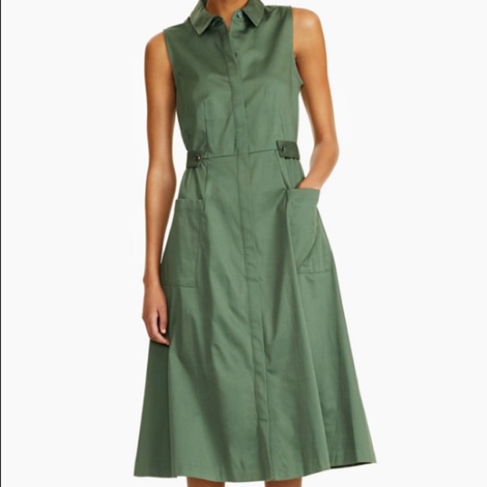Alfani Fit & Flare Sleeveless Utility Dress